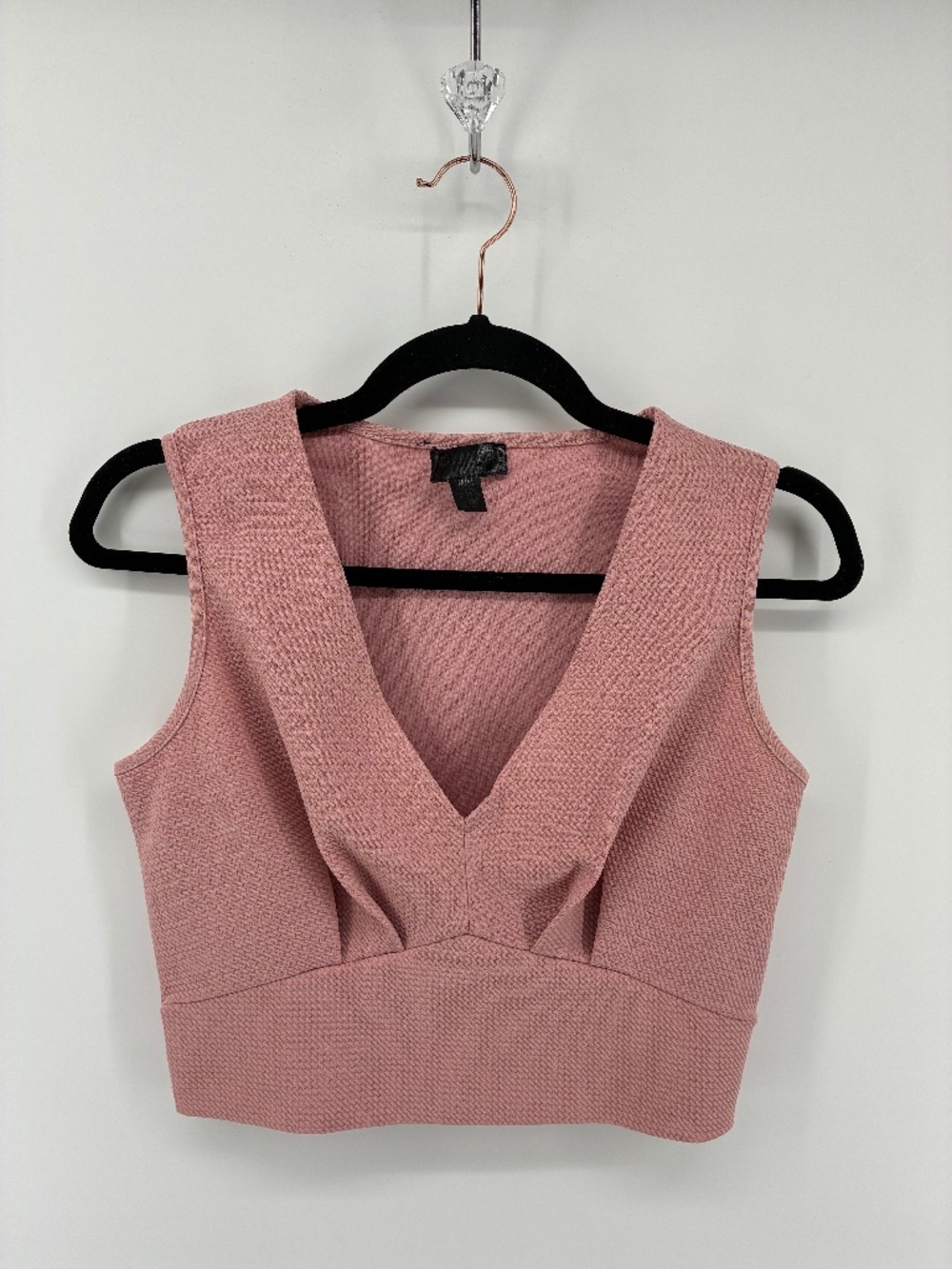 MASSIVE $10 SALE Revamped Pink V-Neck Crop Top